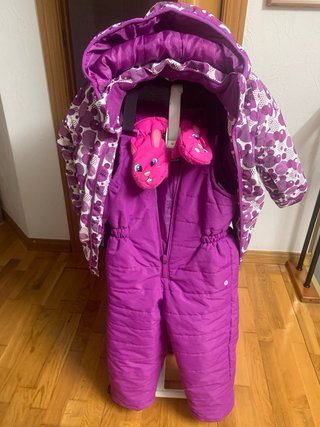 Set sci per bambina Mountain Pro Viola