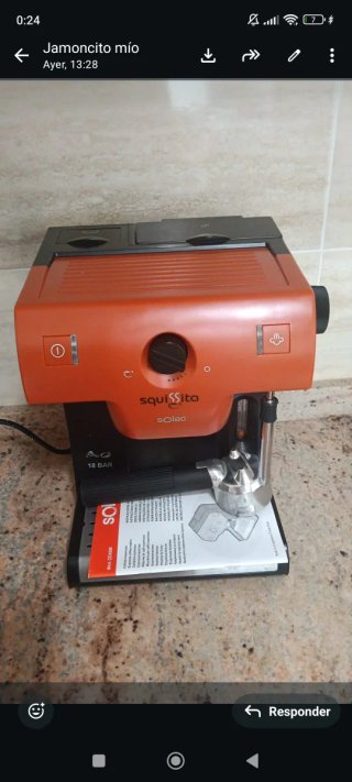 Cafetera Solac Squisita 18 BAR