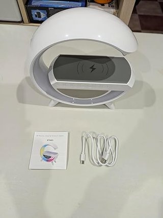 Lámpara con Cargador Inalámbrico 15W