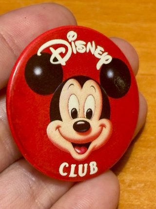 Chapa Vintage Club Disney 1990 - Alemania (Nueva)