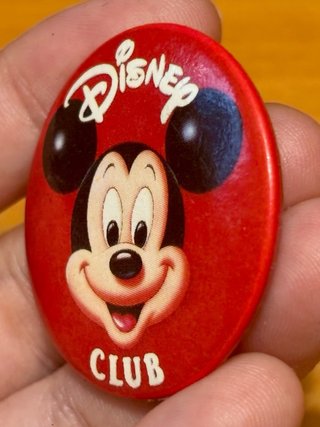 Chapa Vintage Club Disney 1990 - Alemania (Nueva)