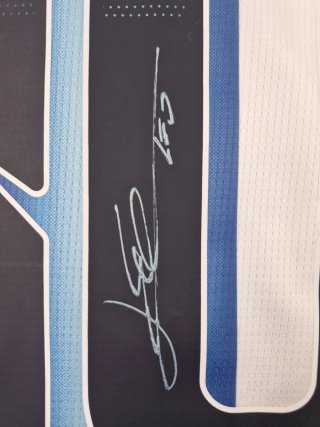 Maglia Messi autografata con cornice e foto COA