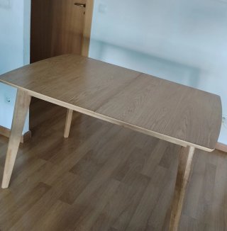Mesa comedor extensible madera