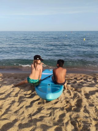 Tabla de pádel surf azul