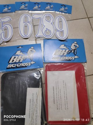 PLACAS PORTANUMEROS BH BMX