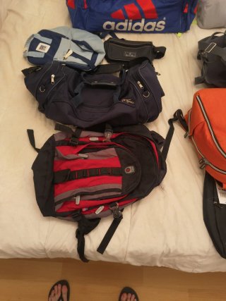 Lote Mochilas y Bolsas Gimnasio/Viaje
