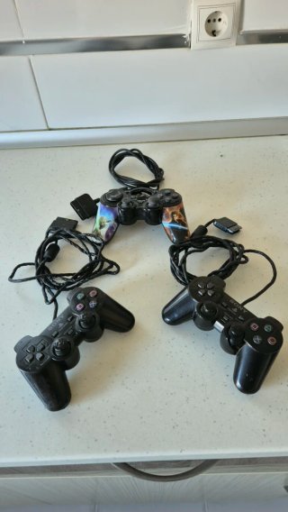 Lote 3 Mandos PS2 para piezas