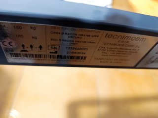 Cama Ortopédica Eléctrica 105x195 + Colchón+barand