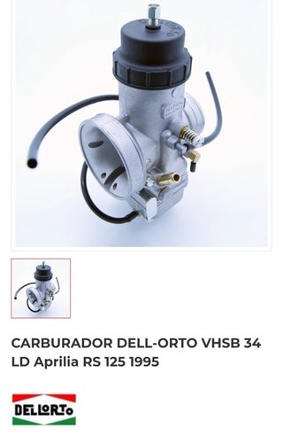 Carburador Dell'Orto VHSB 34 LD