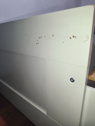 Letto Divano Ikea Bianca con Cassetti, Materassi Inclusi