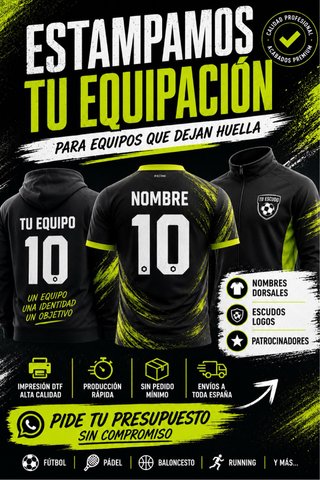 Equipación de Fútbol Personalizada