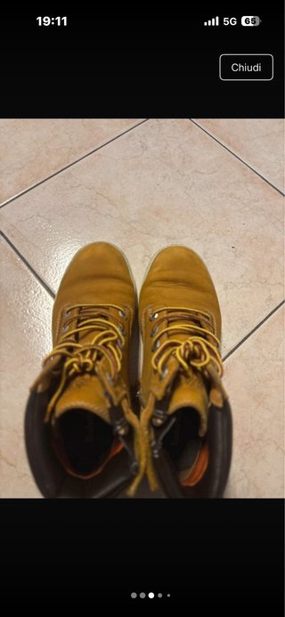 Timberland Stivali Donna Marrone Giallo