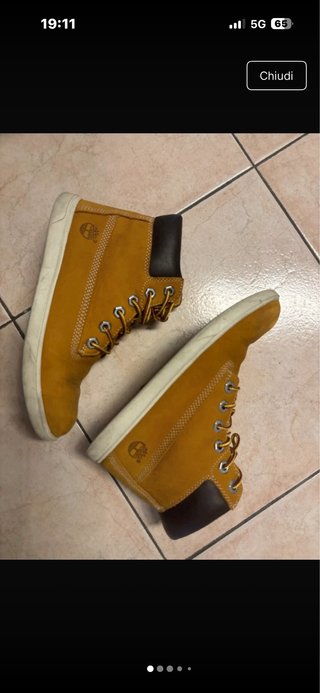 Timberland Stivali Donna Marrone Giallo