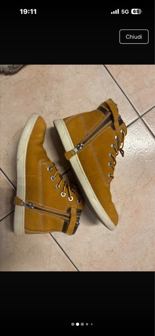 Timberland Stivali Donna Marrone Giallo