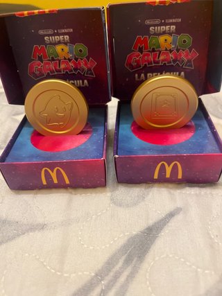 Monedas Super Mario Galaxy McDonald's