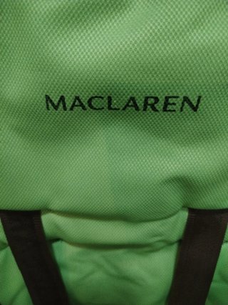 Silla de paseo Maclaren verde y marrón