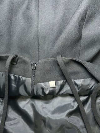 JP Vestido de Diseño Negro