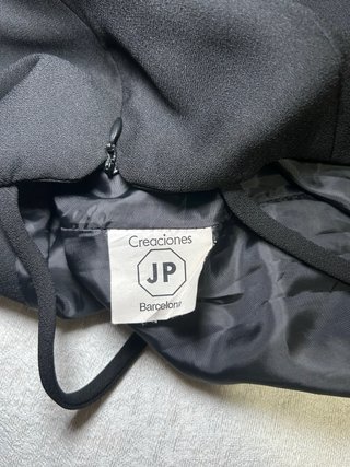 JP Vestido de Diseño Negro