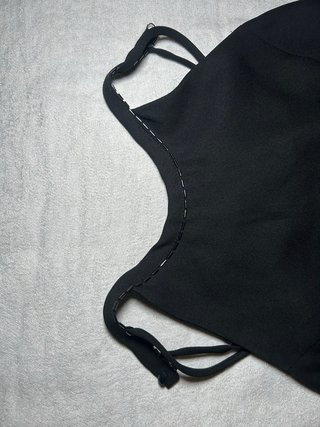 JP Vestido de Diseño Negro