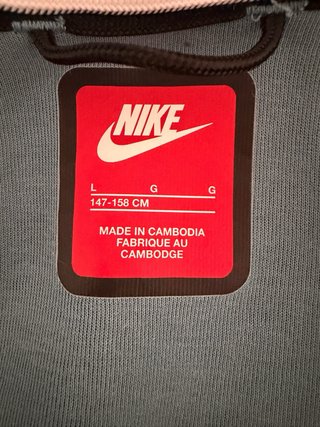 Sudadera Nike Tech Fleece Azul y Blanca