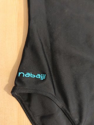 Bañador y gorro natación Decathlon  negro