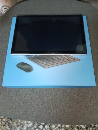 Tablet 5G Azul/Gris con Teclado y Ratón