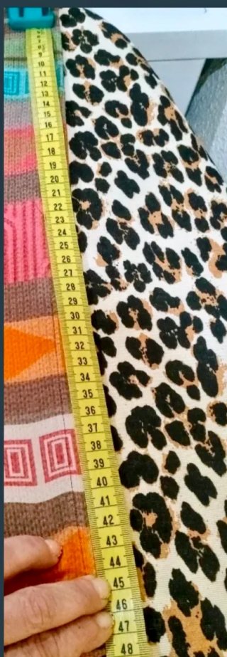 Falda larga étnica multicolor