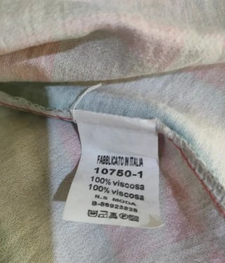 Falda larga étnica multicolor