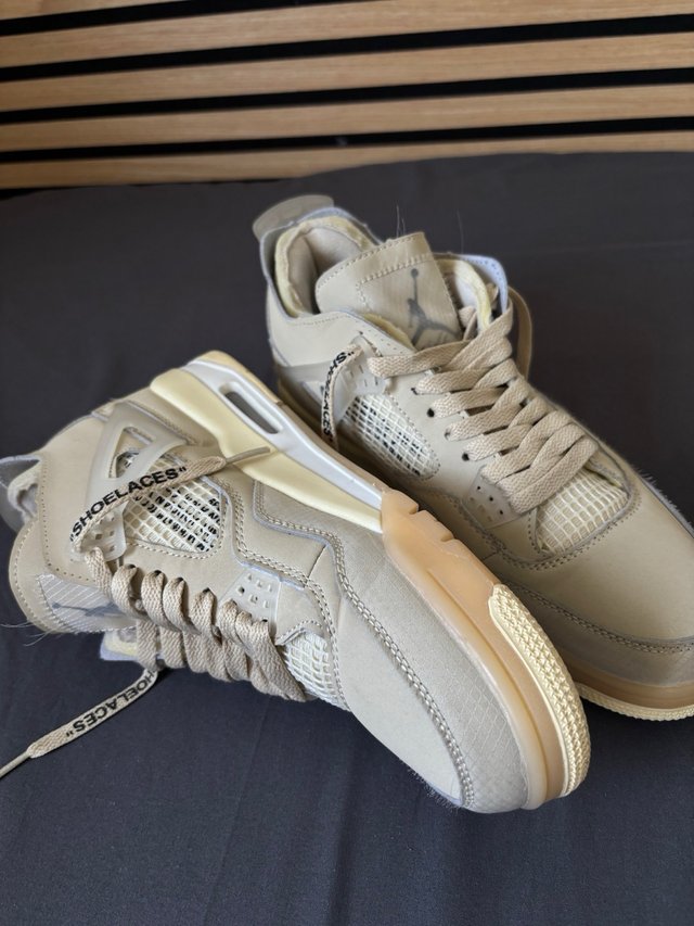 Nike Air Jordan 4 x Off-White Beige/Gris