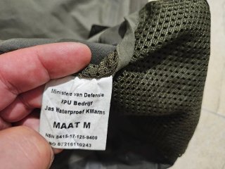 Chaqueta Carinthia Gore-Tex Ejército Holandés