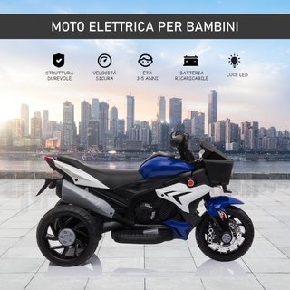 Moto Elettrica per Bambini 3-5 Anni 6V (max 25kg),