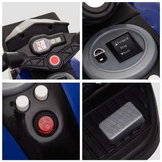 Moto Elettrica per Bambini 3-5 Anni 6V (max 25kg),