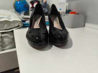 Zapatos de tacón negros Clarks