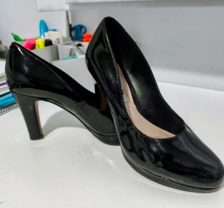 Zapatos de tacón negros Clarks
