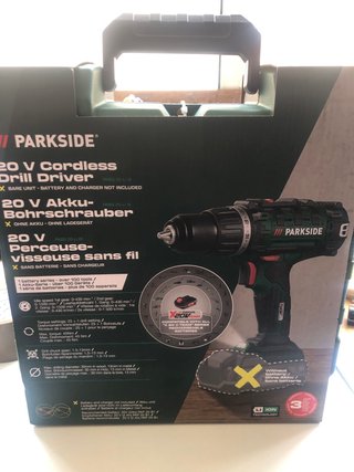 Taladro Parkside 20V Inalámbrico