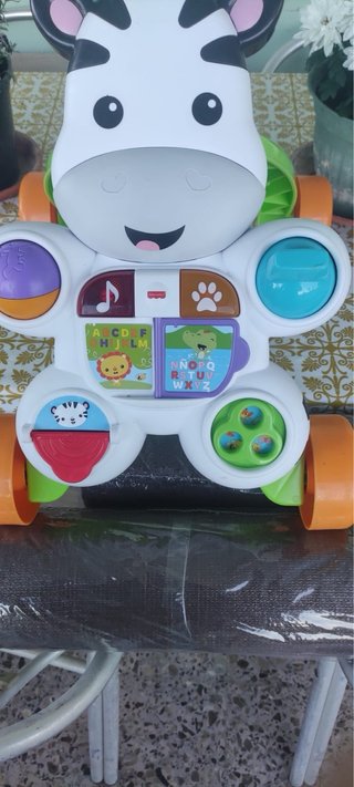 Andador Cebra Fisher-Price Parlanchina Bebé