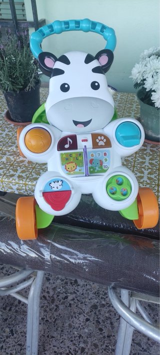 Andador Cebra Fisher-Price Parlanchina Bebé