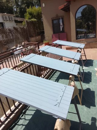 Trabajos en pinturas rebosados fachadas jardineri