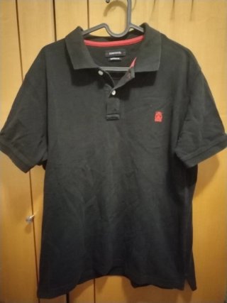 Polo Cortefiel Negro Talla L