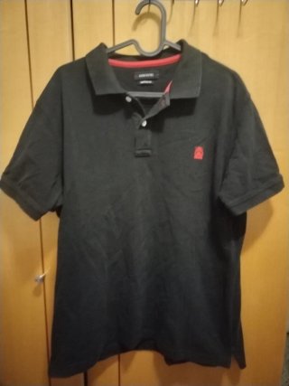 Polo Cortefiel Negro Talla L