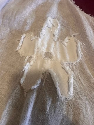 Chaleco Lino Boho Blanco Talla Única