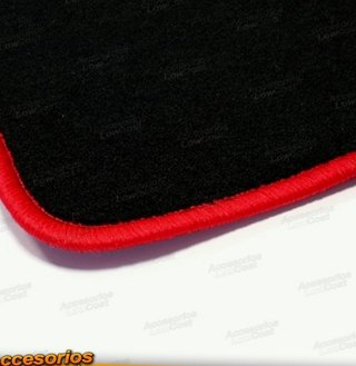ALFOMBRILLAS A5 SIN LOGO RIBETE ROJO