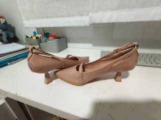 Zapatos rosa palo de tacón mujer talla 36