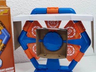 Nerf objetivo digital giratorio juguete