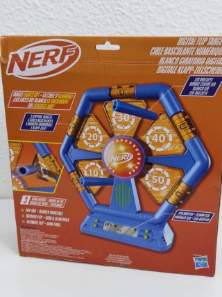 Nerf objetivo digital giratorio juguete