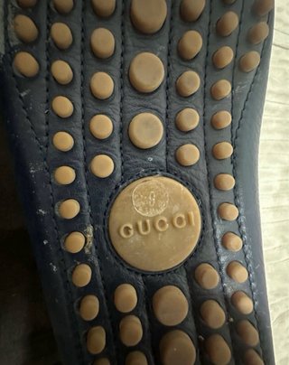 Mocasines Gucci Azul Marino con Hebilla