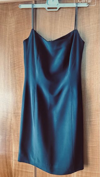 Vestido negro tirantes finos