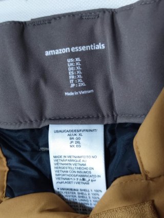 Pantaloncini da sci impermeabili da uomo