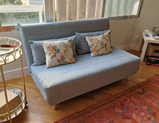 Sofá Cama 2 Plazas Maisons du Monde Azul