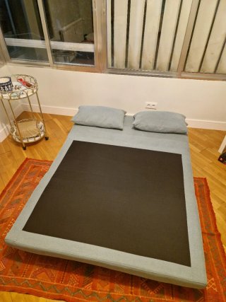 Sofá Cama 2 Plazas Maisons du Monde Azul